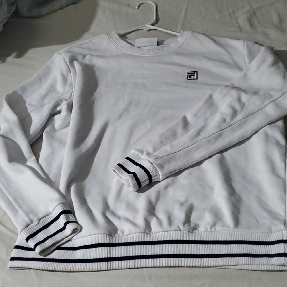 Fila white sweater
